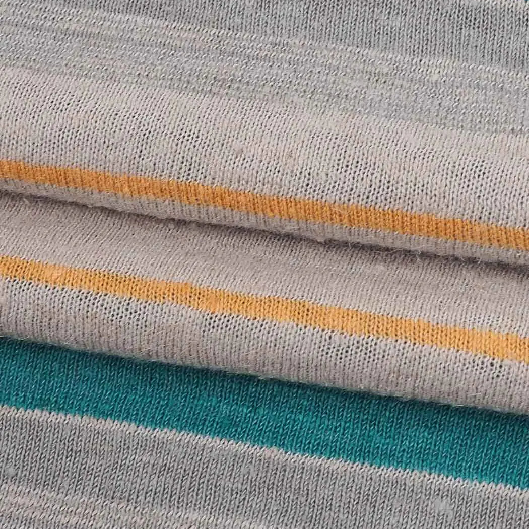 Hemp , Recycled Poly & Tencel Mid Weight Yarn Dyed Jersey ( KJ21D903B / KJ21D903C ) - Bastine