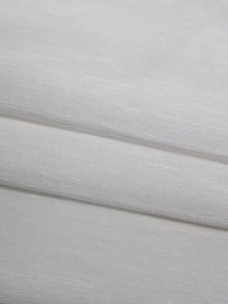 Hemp & Silk Light Weight Satin Fabric ( HS301 )  Woven Silk Blend  Bastine  Natural-white