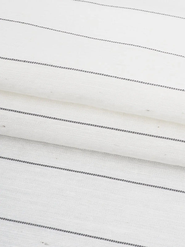 Hemp & Silk Light Weight Yarn Dyed Stripe Fabric ( HS147A361 ) - Bastine