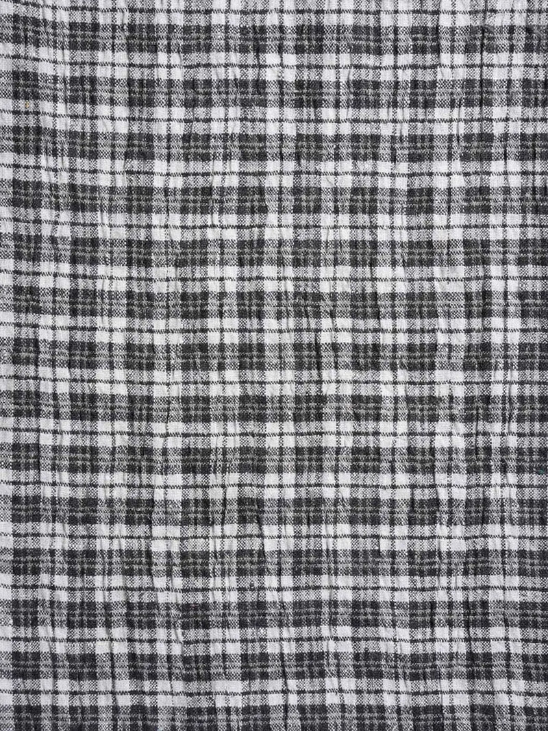 Hemp & Tencel Light Weight Stretched Yarn Dyed Fabric（ HL4546Y-G01 )  Hemp & Tencel  Bastine 