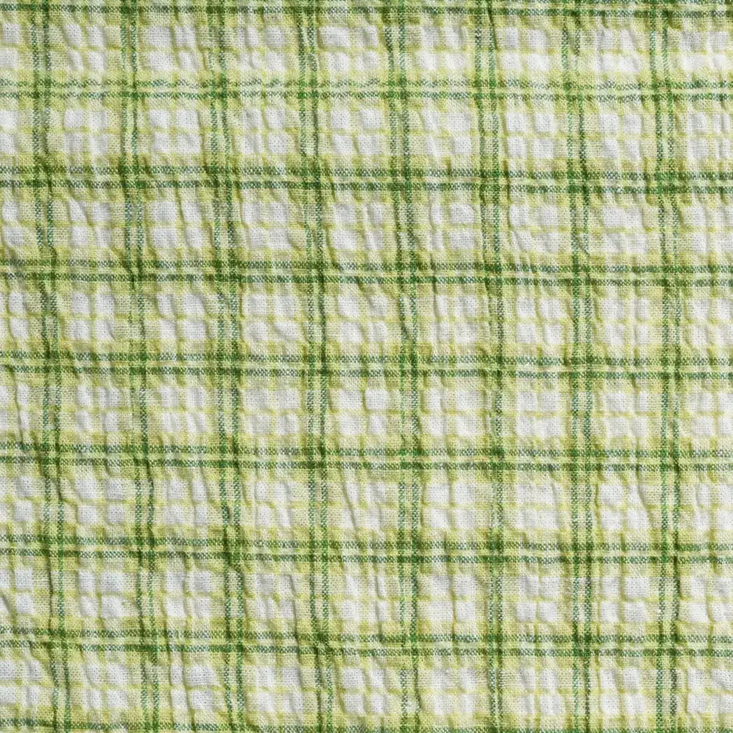 Hemp & Tencel Light Weight Stretched Yarn Dyed Seersucker Fabric（ HL4546Y series )  Hemp & Tencel  Bastine 