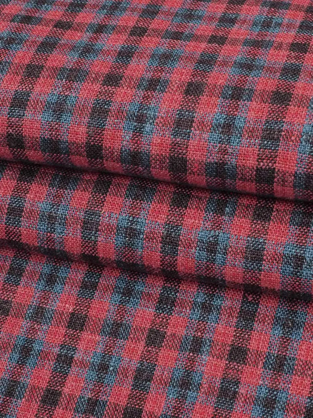 Hemp & Tencel Light Weight Plaid Fabric（HL312Y-F17） - Bastine