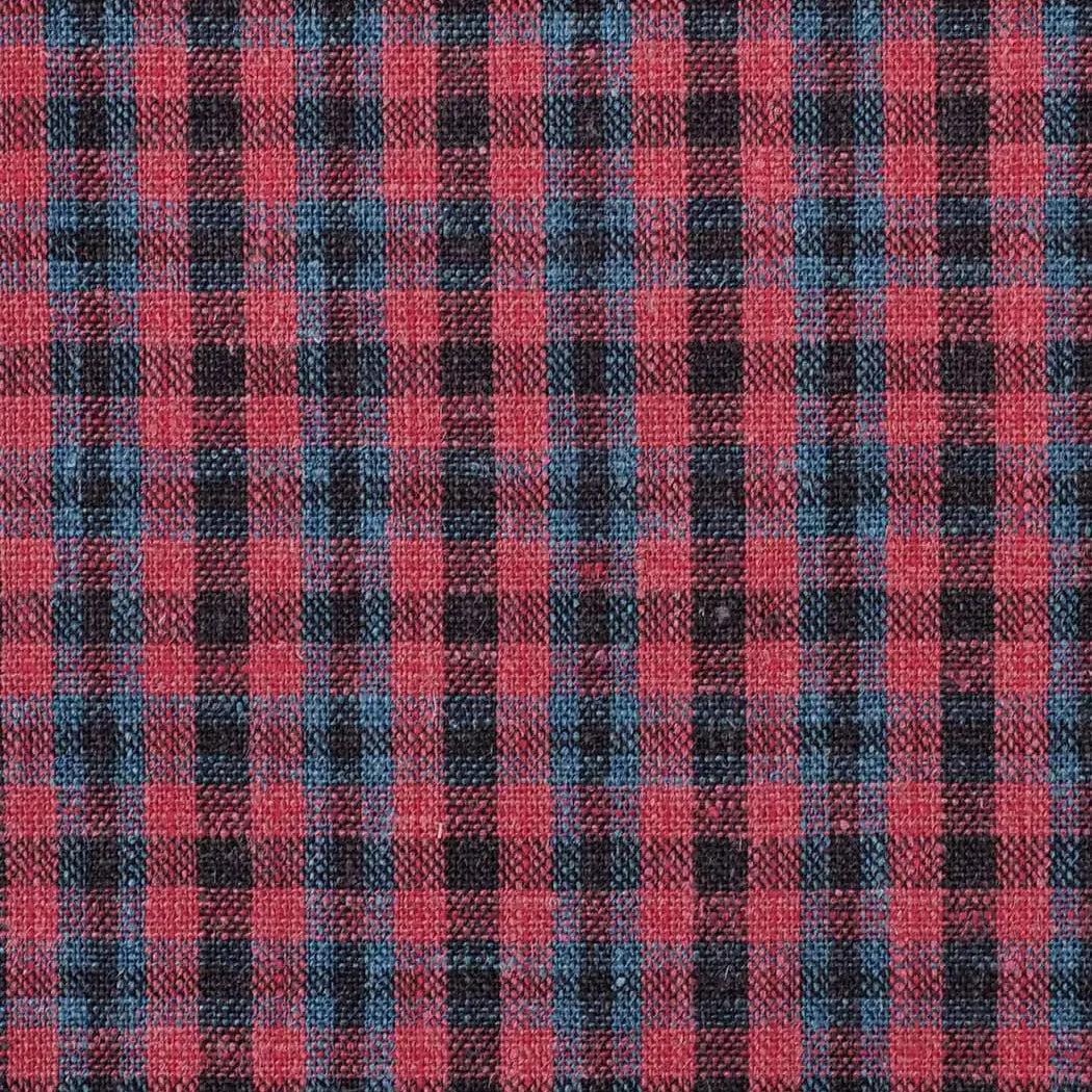 Hemp & Tencel Light Weight Plaid Fabric（HL312Y-F17） - Bastine