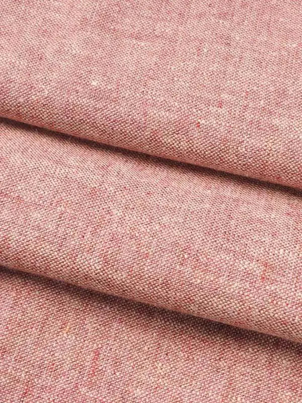 Hemp, Organic Cotton & Recycled Hemp Fabric Red/White（RE56A129L / RE56A129C） - Bastine