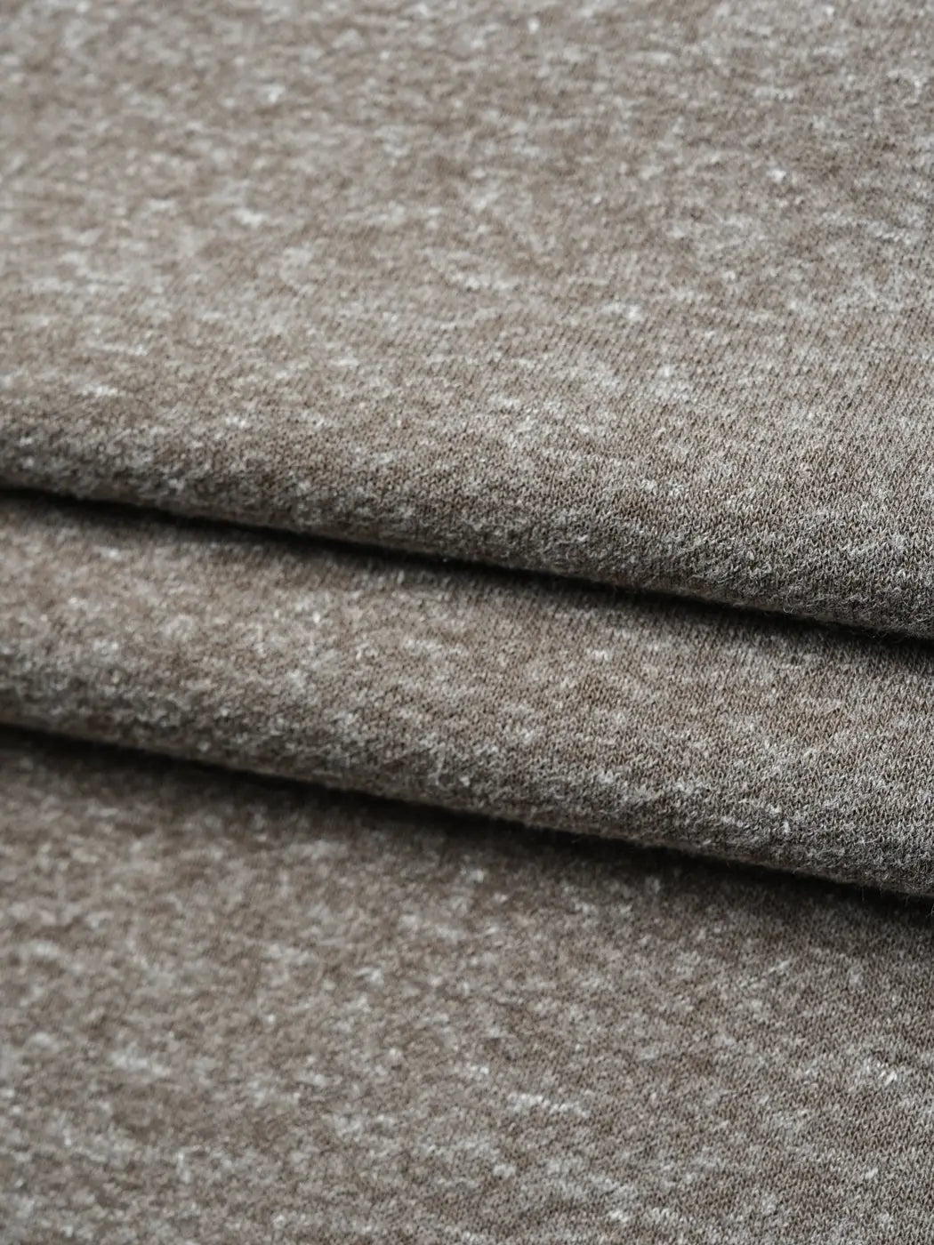 Hemp, Recycled Poly & Spandex Heavy Weight Stretched Fleece Fabric ( KF40E800 )  Knit Hemp & Organic cotton  Bastine 