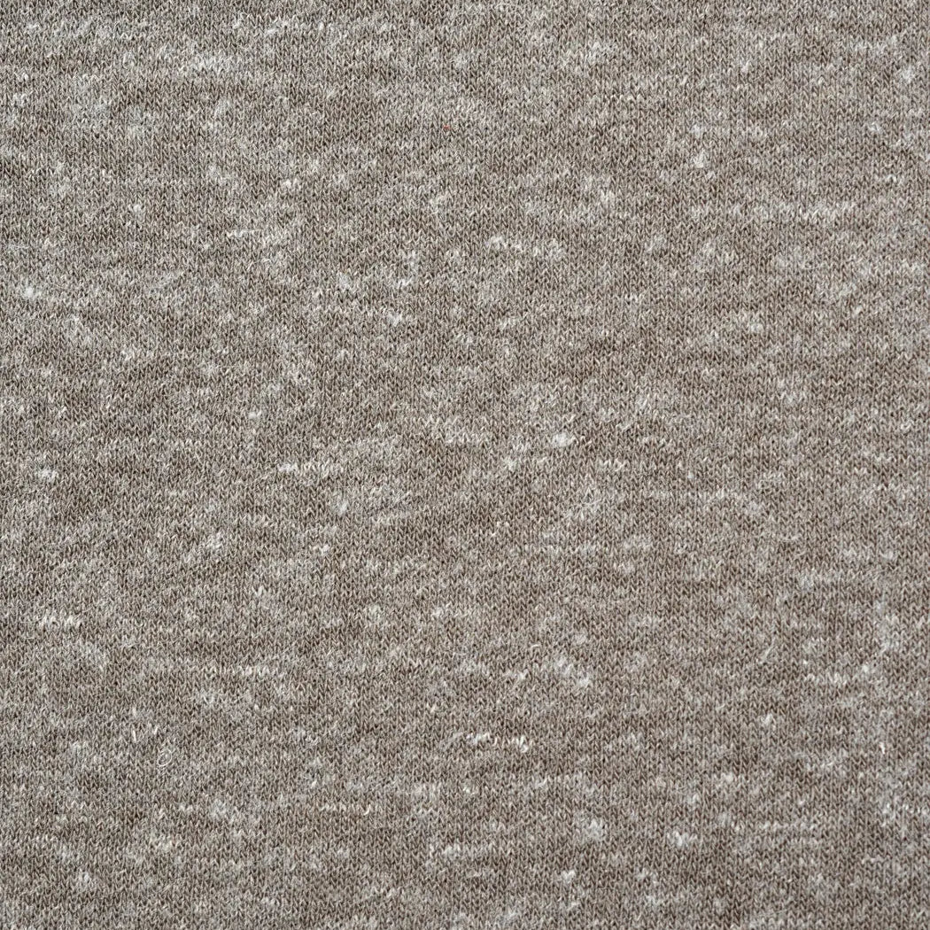 Hemp, Recycled Poly & Spandex Heavy Weight Stretched Fleece Fabric ( KF40E800 )  Knit Hemp & Organic cotton  Bastine 