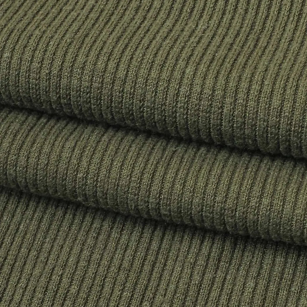 Bastine Hemp, Recycled Poly & Spandex Heavy Weight Stretched Rib Fabric