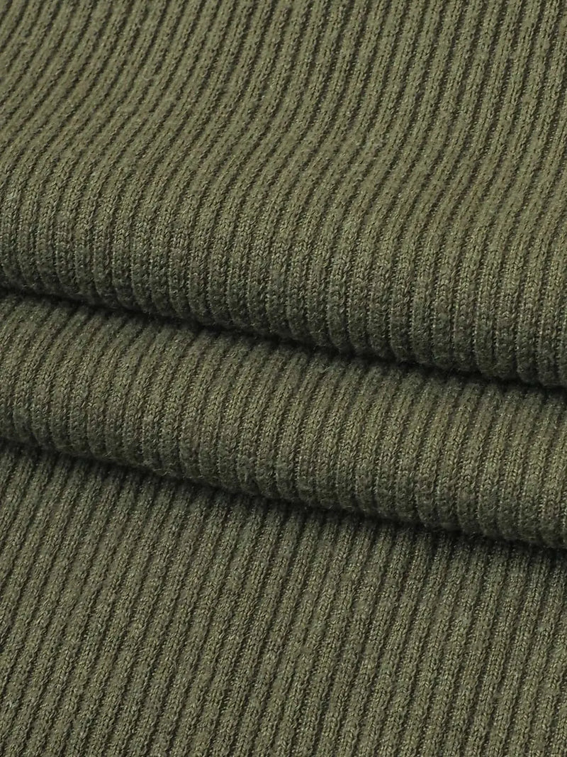 Bastine Hemp, Recycled Poly & Spandex Heavy Weight Stretched Rib Fabric