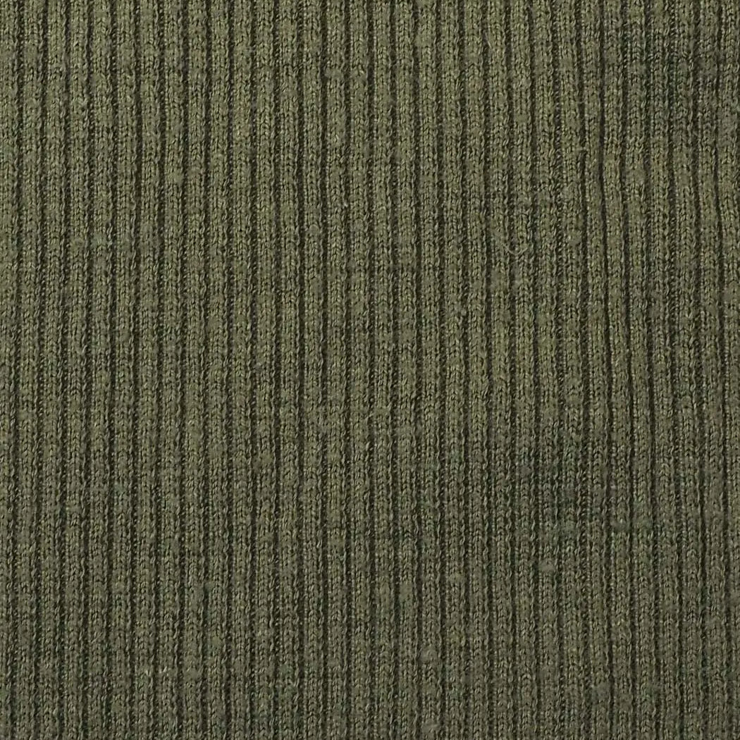 Bastine Hemp, Recycled Poly & Spandex Heavy Weight Stretched Rib Fabric