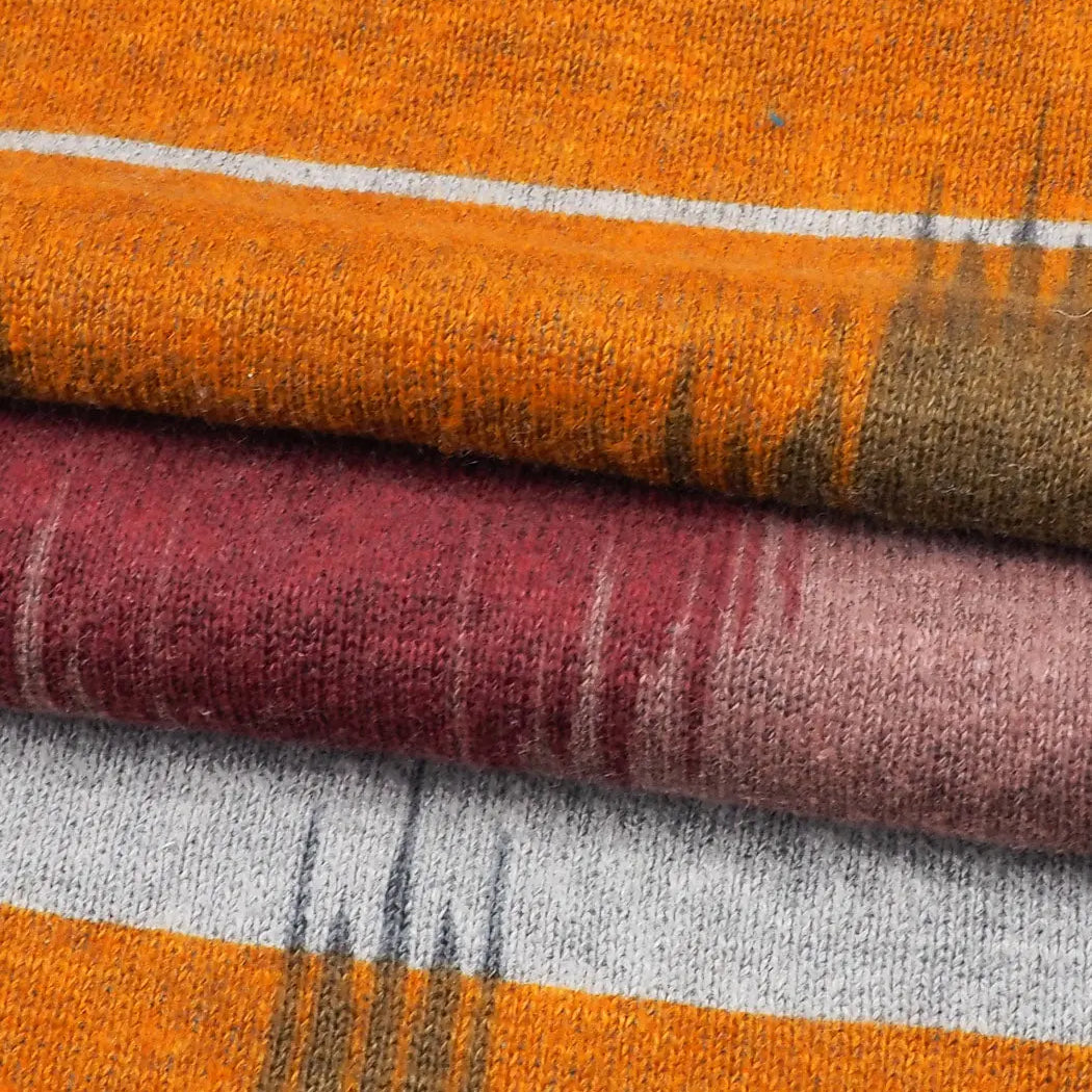 Hemp, Recycled Poly & Tencel Heavy Weight Fleece Fabric ( KF21C815 print ) - Bastine