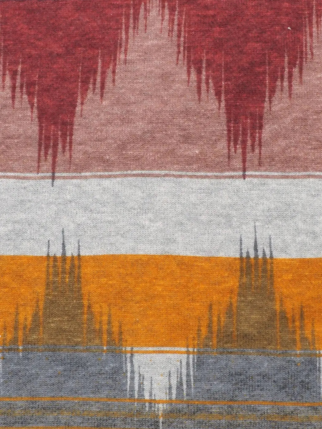 Hemp, Recycled Poly & Tencel Heavy Weight Fleece Fabric ( KF21C815 print ) - Bastine