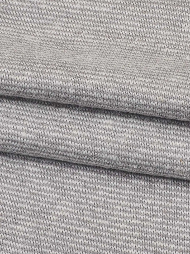 Bastine Hemp, Recycled Poly & Tencel Mid-Weight Yarn Dyed Stripe Jersey Fabric