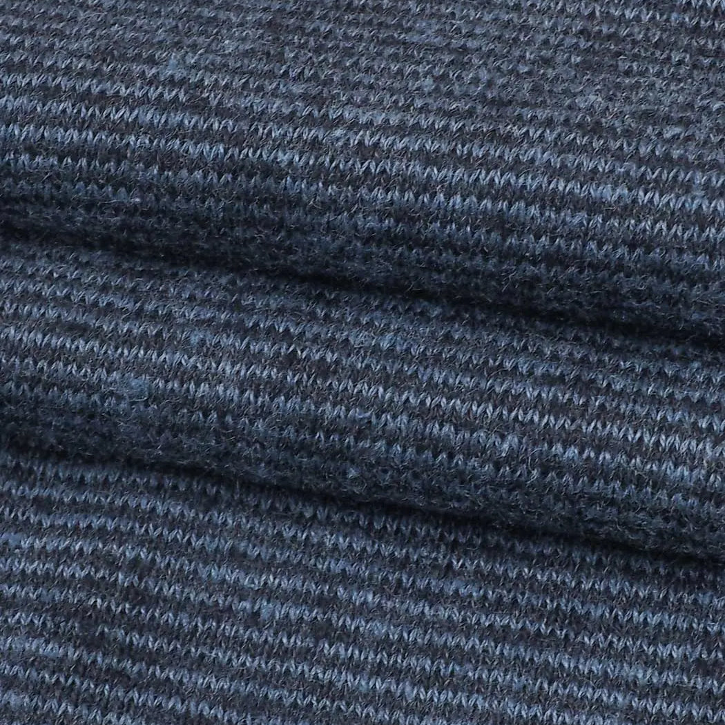 Bastine Hemp, Recycled Poly & Tencel Mid-Weight Yarn Dyed Stripe Jersey Fabric