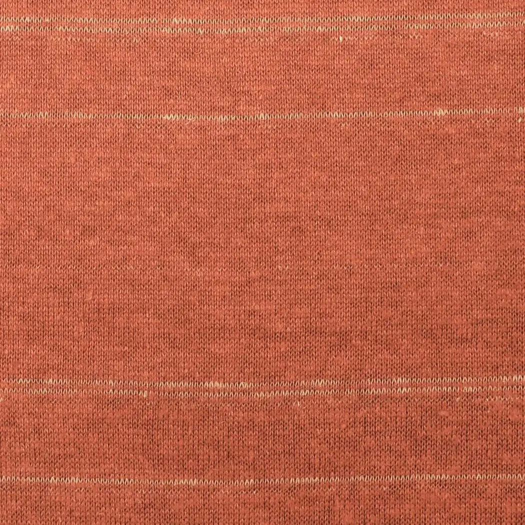 Bastine Hemp, Recycled Poly & Tencel Mid-Weight Yarn Dyed Stripe Jersey Fabric