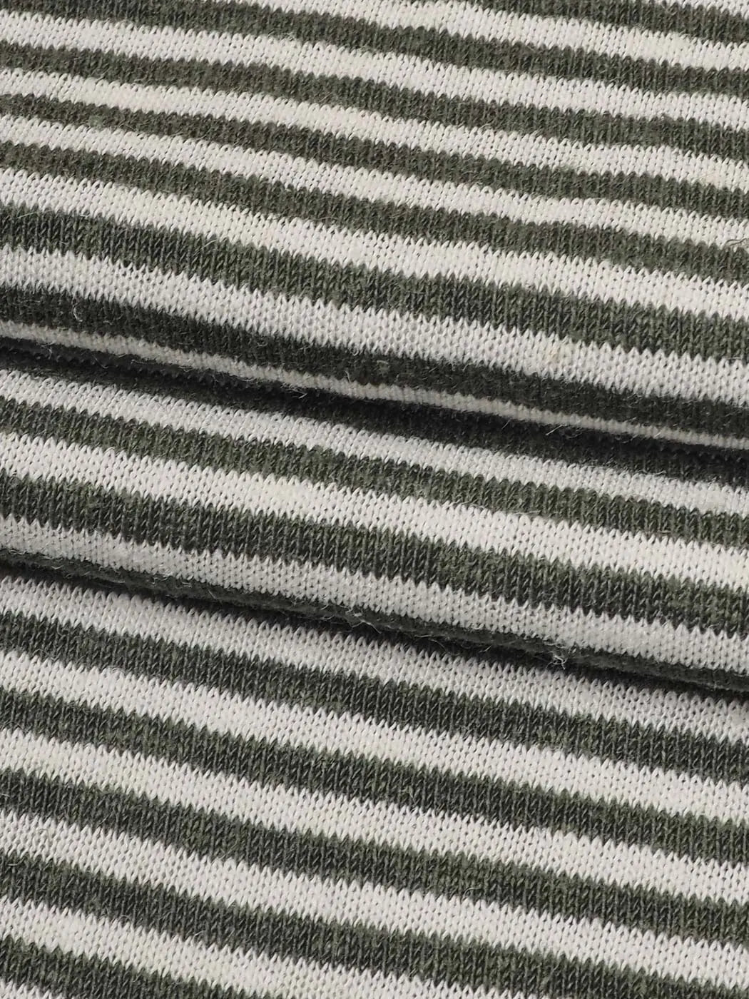 Hemp, Recycled Poly & Tencel Mid-Weight Yarn Dyed Stripe Jersey Fabric ( KJ21E853D ) - Bastine