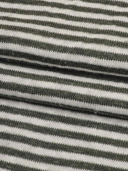 Hemp, Recycled Poly & Tencel Mid-Weight Yarn Dyed Stripe Jersey Fabric ( KJ21E853D ) - Bastine