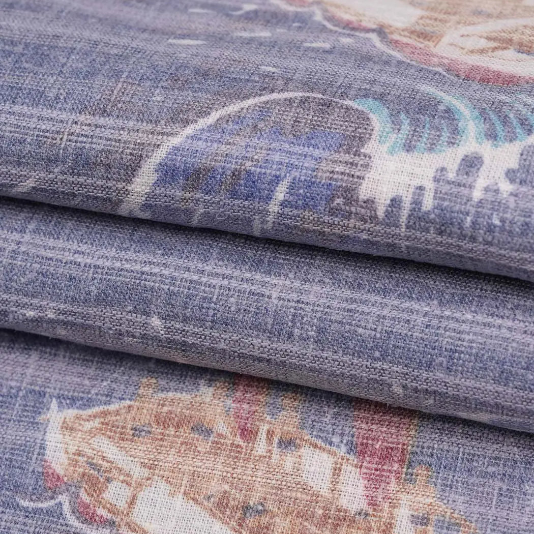 Bastine Hemp, Recycled Poly & Tencel light Weight Hemp Printed Plain Fabric ( HP06380 ) Hemp Printed Light Weight Plain Fabric