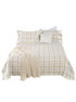LZ   Pure Hemp Mat Pillow Towel Three - piece Cover Absorb Wet Air Contracted Stripe Bedding - Bastine