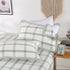 LZ   Pure Hemp Mat Pillow Towel Three - piece Cover Absorb Wet Air Contracted Stripe Bedding - Bastine