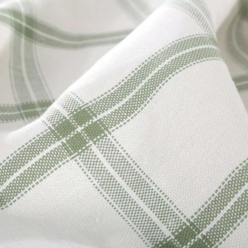 LZ   Pure Hemp Mat Pillow Towel Three - piece Cover Absorb Wet Air Contracted Stripe Bedding - Bastine