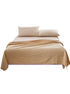 LZ Hemp Cotton Blended Bed  Bedding Four Seasons Moisture Absorption Pure Color Contracted Instinctive Quality - Bastine