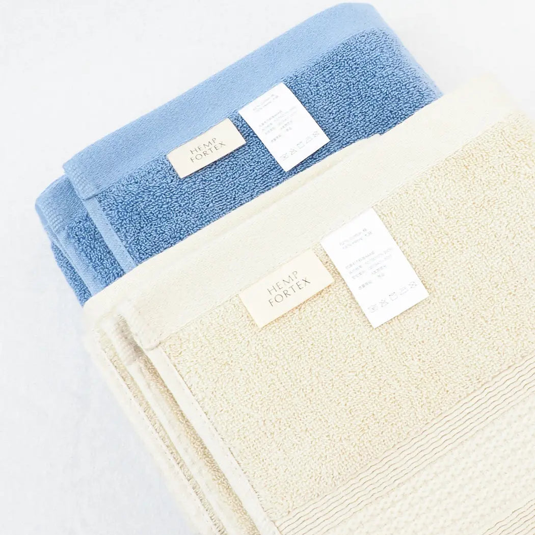 Natural Hemp Cotton Soft Wrap Absorbent Plain Household Bath Towel - Bastine