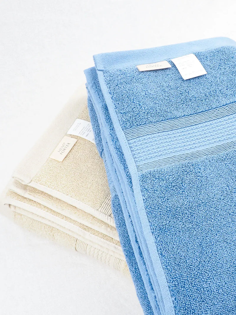 Natural Hemp Cotton Soft Wrap Absorbent Plain Household Bath Towel - Bastine