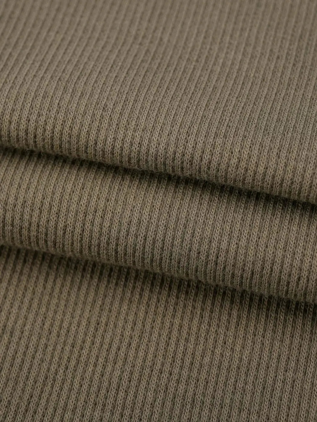 Organic Cotton Mid-Weight Stretched Rib Fabric ( KR13815 )  Knit Hemp & Recycled Polyester  Bastine 