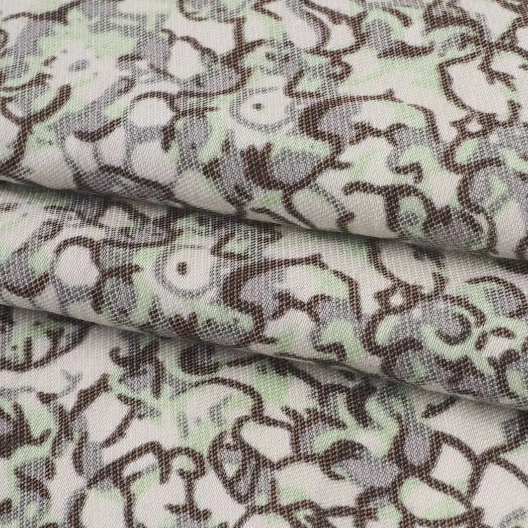 Organic Cotton & Recycled Nylon Light Weight Satin Fabric（ GN09333B ） - Bastine