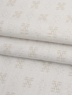 Organic Cotton & Recycled Poly Mid-Weight Jacquard Fabric ( GP06198 ) - Bastine