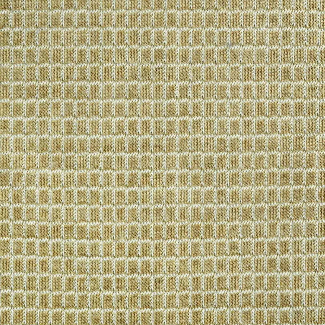 Organic Cotton & Recycled Poly Mid-Weight Waffle Fabric ( KJ17809B, 5 Colors )  Knit Hemp & Organic cotton  Bastine 