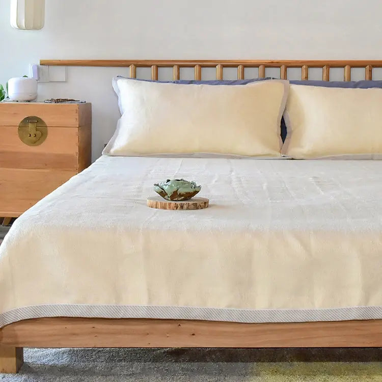 Pure Hemp Double Ice Silk Folding Soft Mat - Bastine