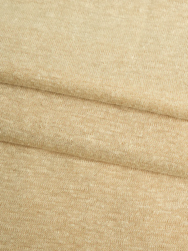 Pure Hemp Mid-Weight Jersey Fabric ( J4001 )  Knit Pure Hemp  Bastine 