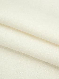 Pure Linen Light Weight Plain Fabric ( OL09285 )  Woven Pure Hemp  Bastine  Natural-White-Yard