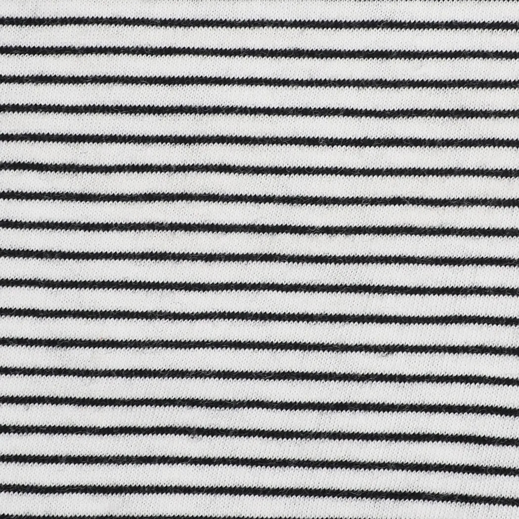 Pure Organic Cotton  Light Weight Yarn Dyed Stipe Slub Jersey ( KJ40E842A / KJ40E842B) - Bastine