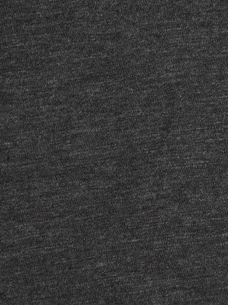 Pure Organic Cotton Light Weight Dark Grey Slub Jersey Fabric ( KJ30B881H ) - Bastine