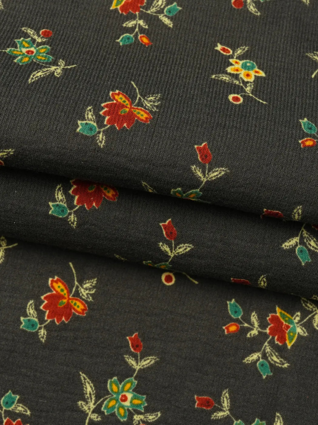 Pure Organic Cotton Light Weight Seersucker Fabric ( OG120E405, 2 Print )  Woven Organic Cotton  Bastine 