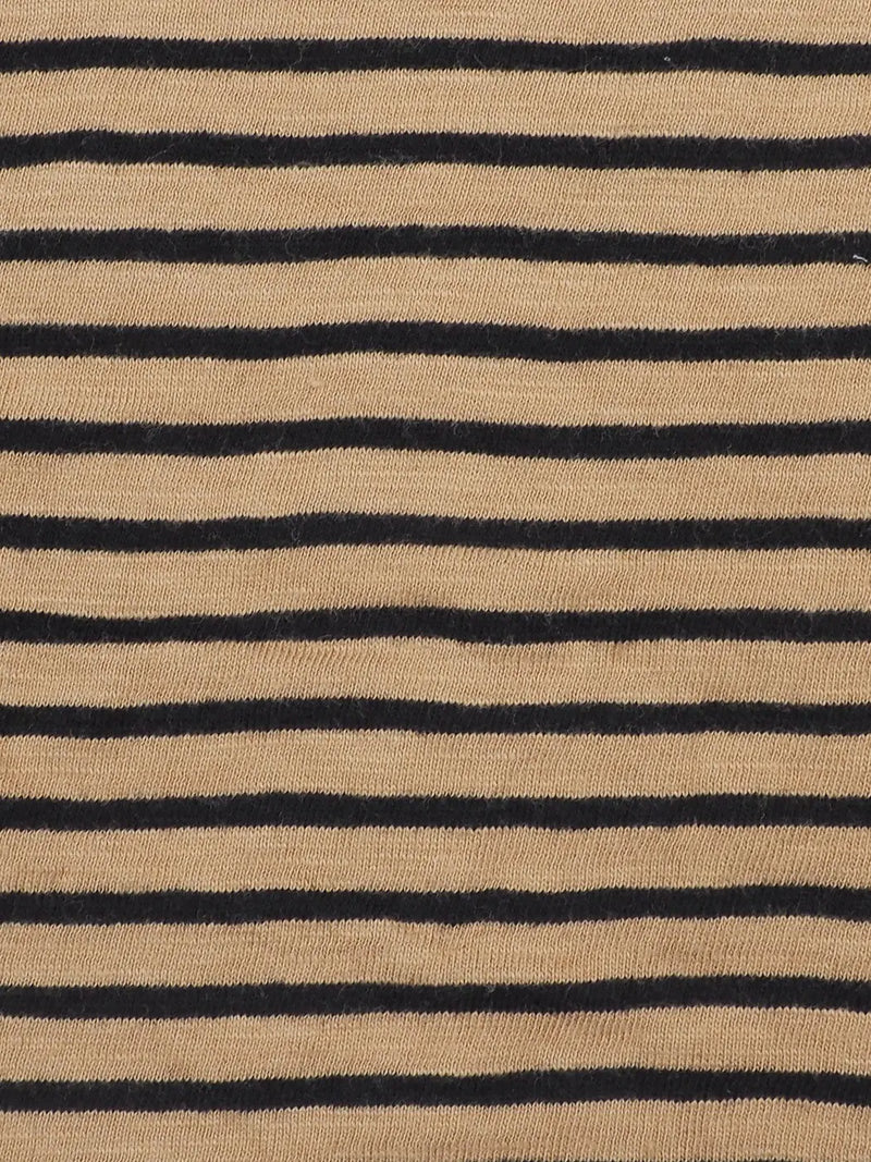 Pure Organic Cotton Light Weight Yarn Dyed Stripe Jersey ( KJ30D802C ) - Bastine