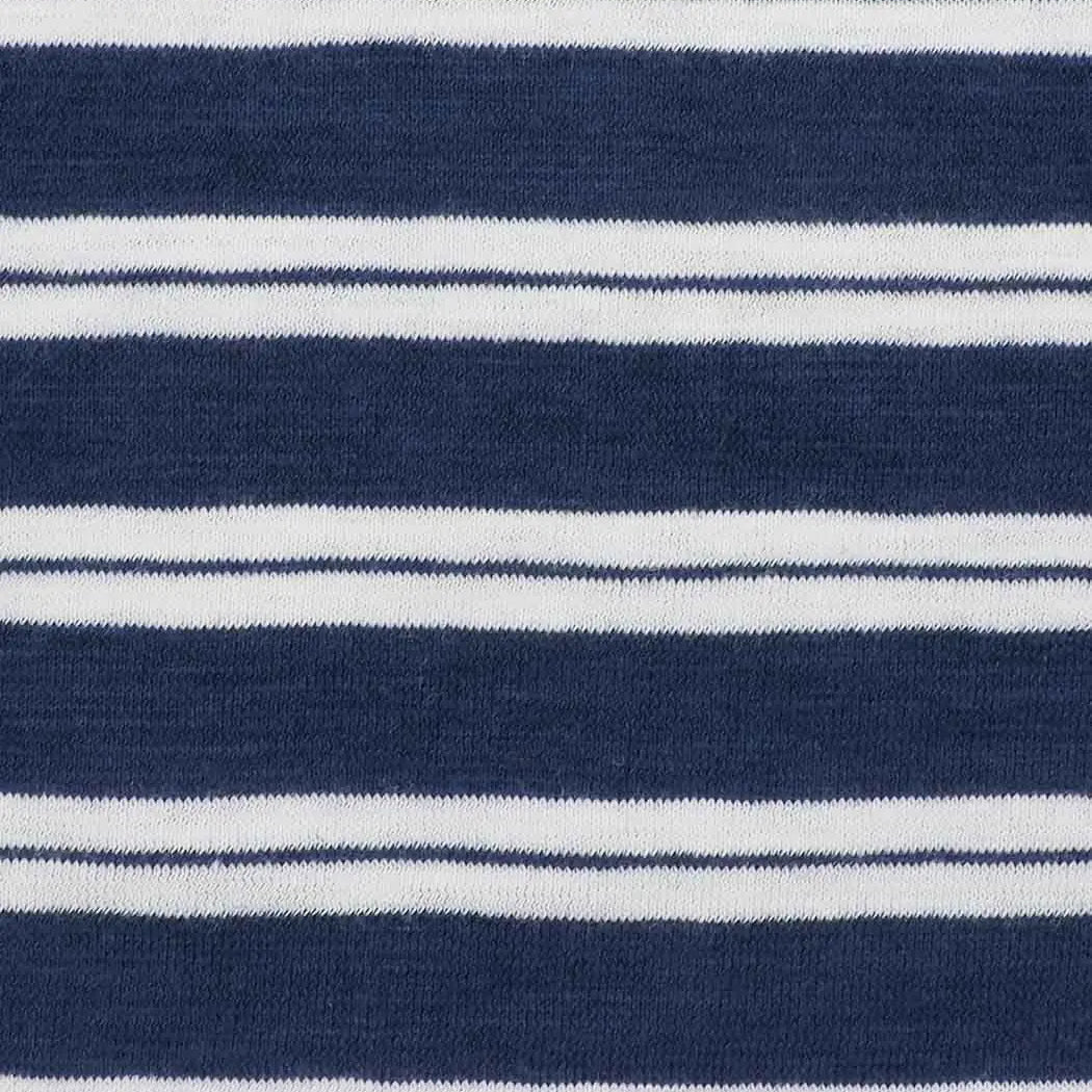Organic Cotton Light Weight Yarn Dyed , Stripe , Slub Jersey ( KJ13825-1 ) - Bastine
