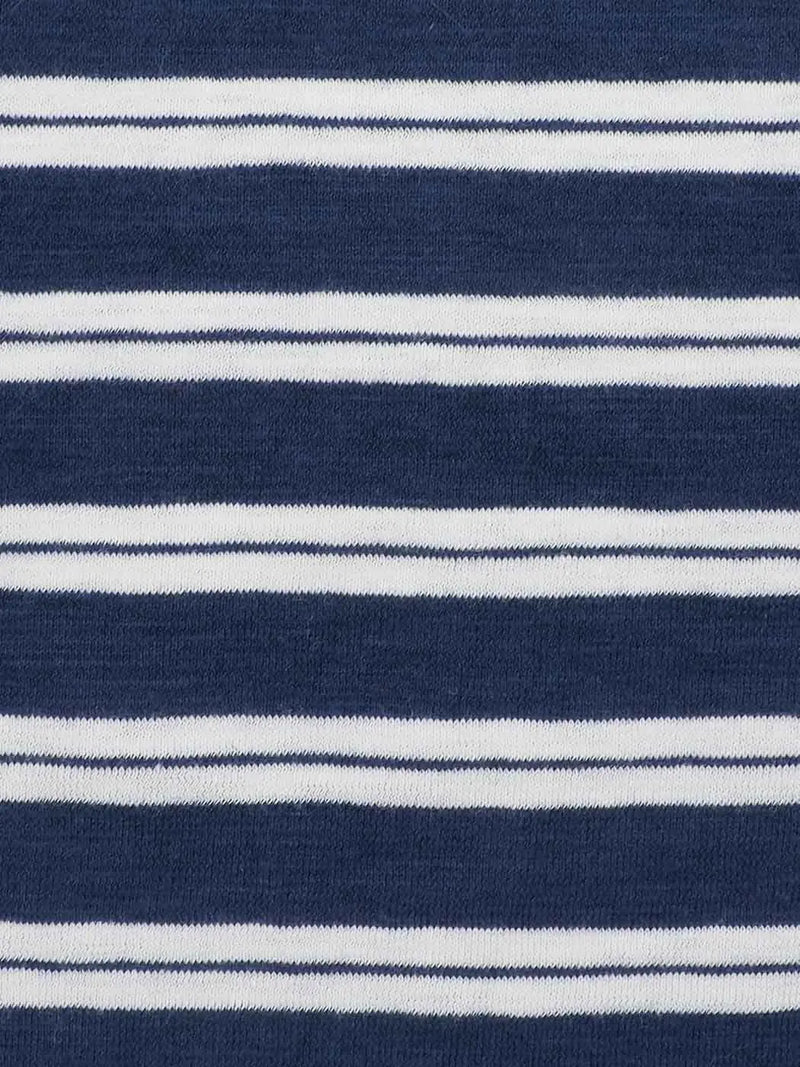 Organic Cotton Light Weight Yarn Dyed , Stripe , Slub Jersey ( KJ13825-1 ) - Bastine