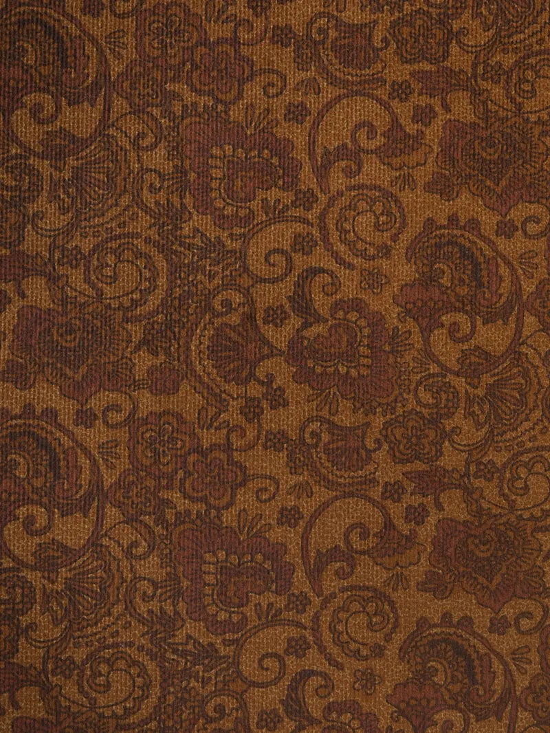 Pure Organic Cotton Mid-Weight Corduroy Fabric ( OG4361 Print )  Woven Organic Cotton  Bastine 