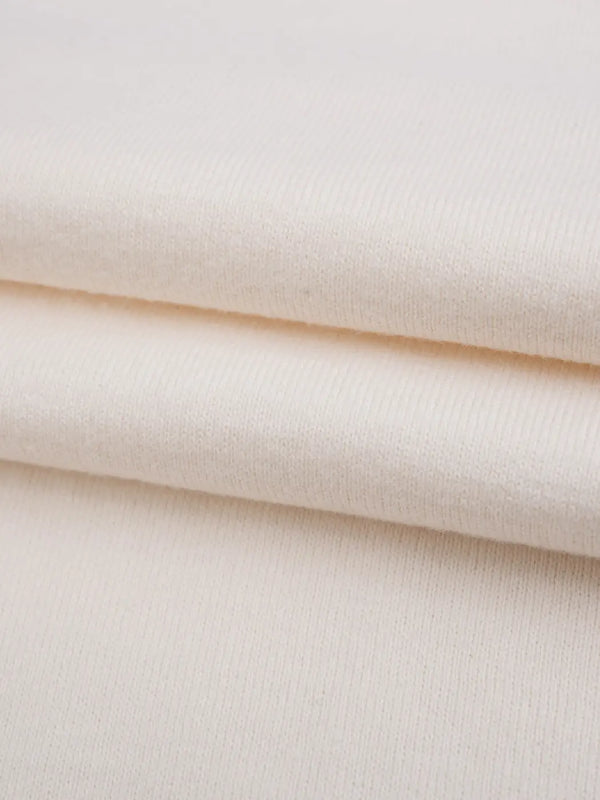 Pure Organic Cotton Mid-Weight Jersey Fabric ( J3005 ) HempFortexWeb Bastine Knit Hemp & Organic cotton