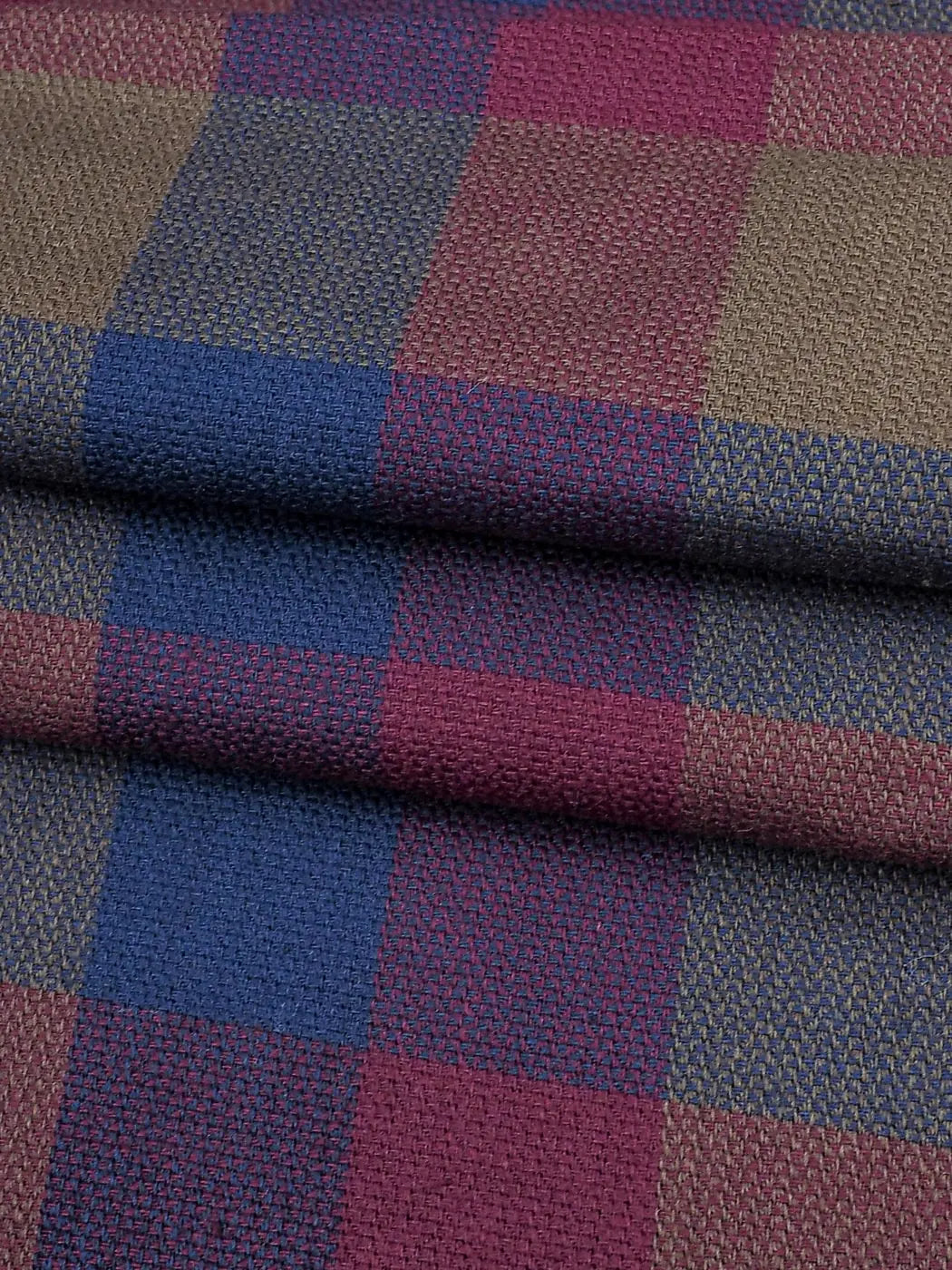 Pure Organic Cotton Mid-Weight Plaid Fabric ( CN12415 ） - Bastine