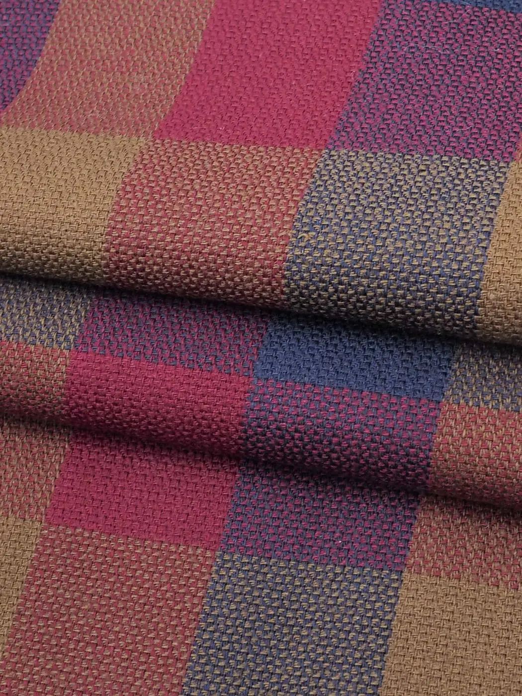 Pure Organic Cotton Mid-Weight Plaid Fabric ( CN12415 with TPU ） - Bastine