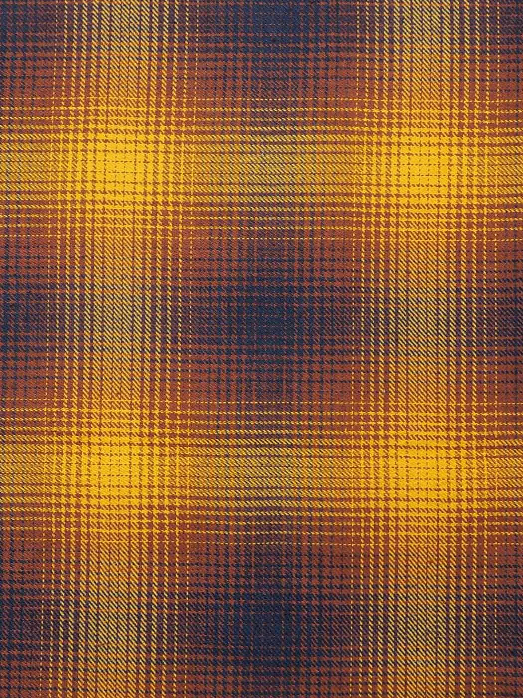 Pure Organic Cotton Twill Plaid Flannel Mid-Weight Fabric ( BC66E107B / BC66E107E / BC66E107M / BC66E107J / BC66E107S / BC66E107U ) - Bastine