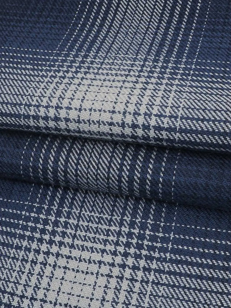 Pure Organic Cotton Twill Plaid Flannel Mid-Weight Fabric ( BC66E107B / BC66E107E / BC66E107M / BC66E107J / BC66E107S / BC66E107U ) - Bastine
