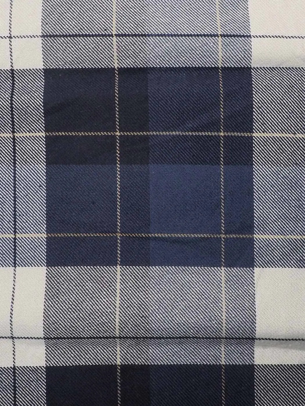 Pure Organic Cotton Twill Plaid Flannel Mid-Weight Fabric ( BC66E107B / BC66E107E / BC66E107M / BC66E107J / BC66E107S / BC66E107U ) - Bastine