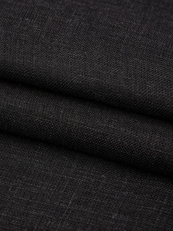 Pure Organic Linen Mid-Weight Plain Fabric ( OL45D267 ） HempFortexWeb Bastine Woven Pure Hemp