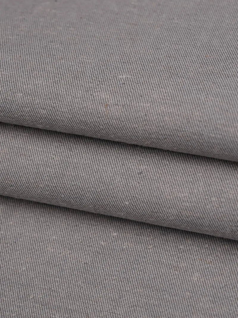 Bastine Recycled Poly & Hemp Mid-Weight Plaid Stretch Twill Fabric ( HP13448 )