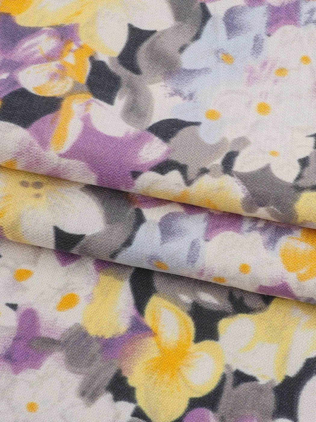 Silk & Organic Cotton Light Weight Printed Fabric ( GS07226 print ) - Bastine